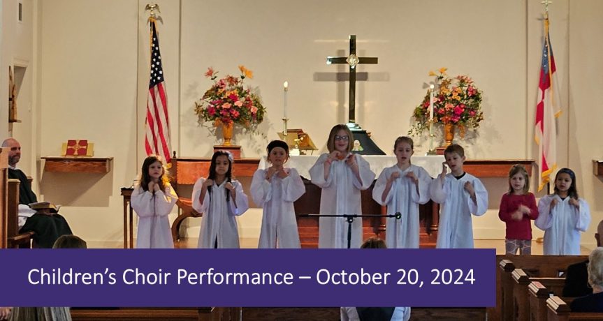 Children’s Choir Performance 2024