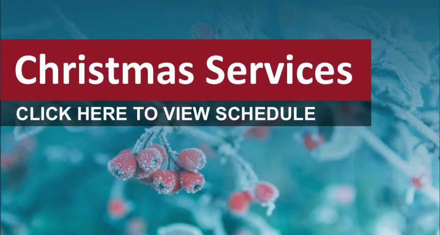 Christmas Service Schedule