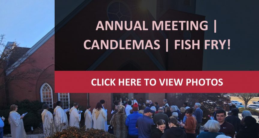 Annual Meeting | Candlemas Service | Fish Fry!